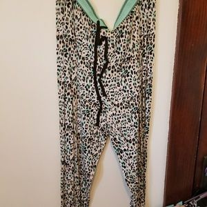 Cheetah print pants